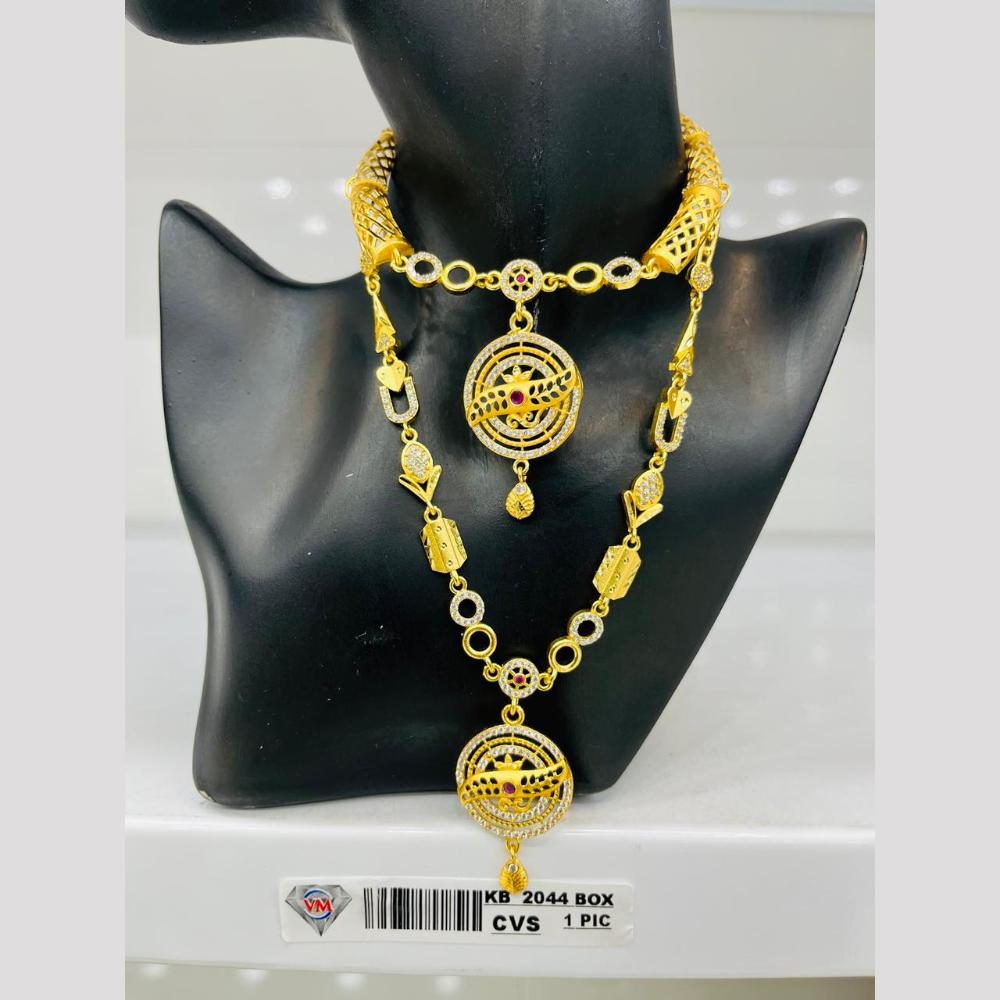 VM Imitation Gold Plated Austrian Necklace Set