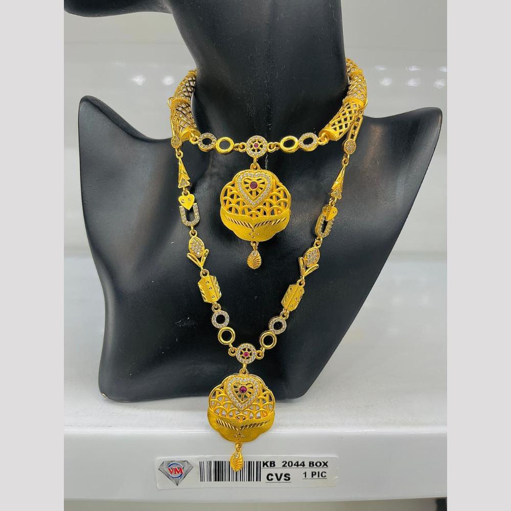 VM Imitation Gold Plated Austrian Necklace Set