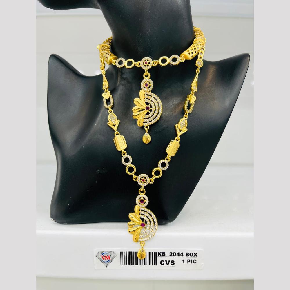 VM Imitation Gold Plated Austrian Necklace Set