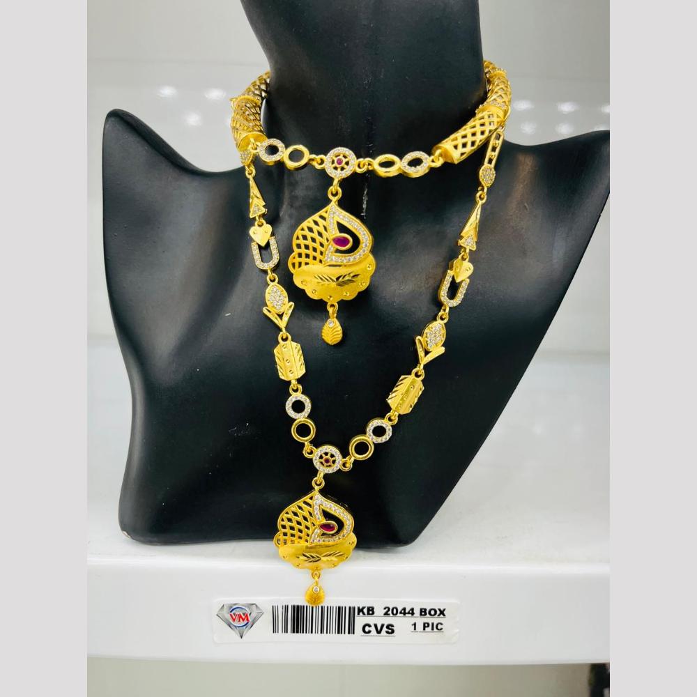 VM Imitation Gold Plated Austrian Necklace Set