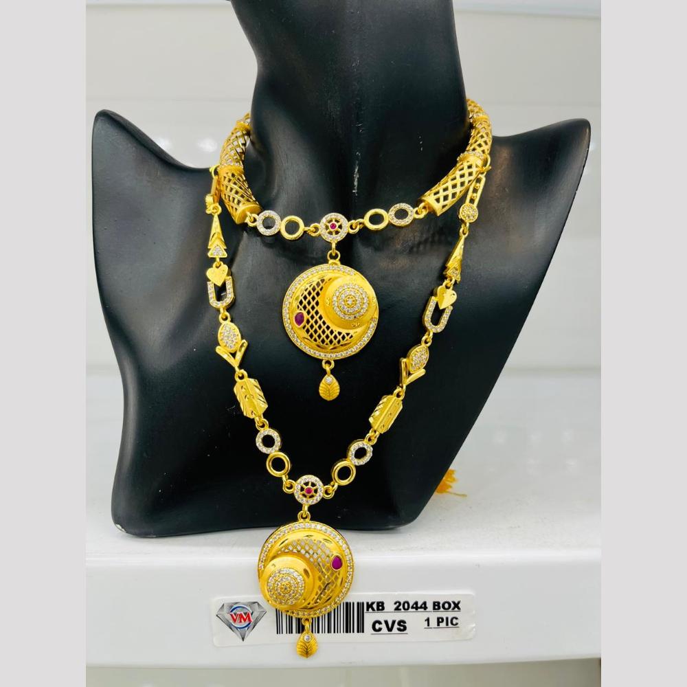 VM Imitation Gold Plated Austrian Necklace Set