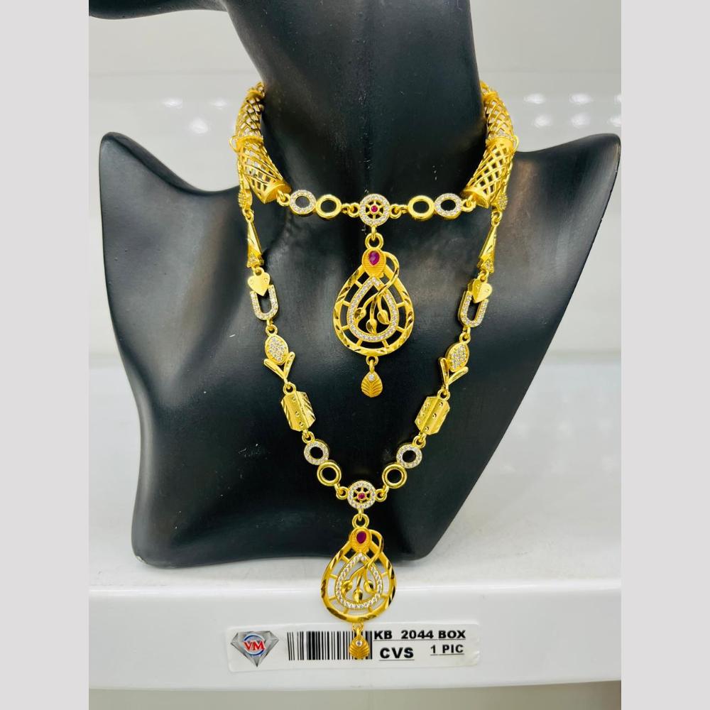 VM Imitation Gold Plated Austrian Necklace Set
