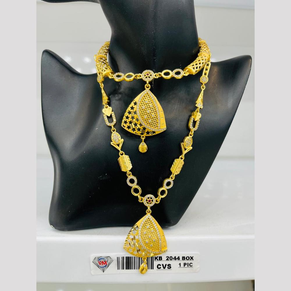 VM Imitation Gold Plated Austrian Necklace Set