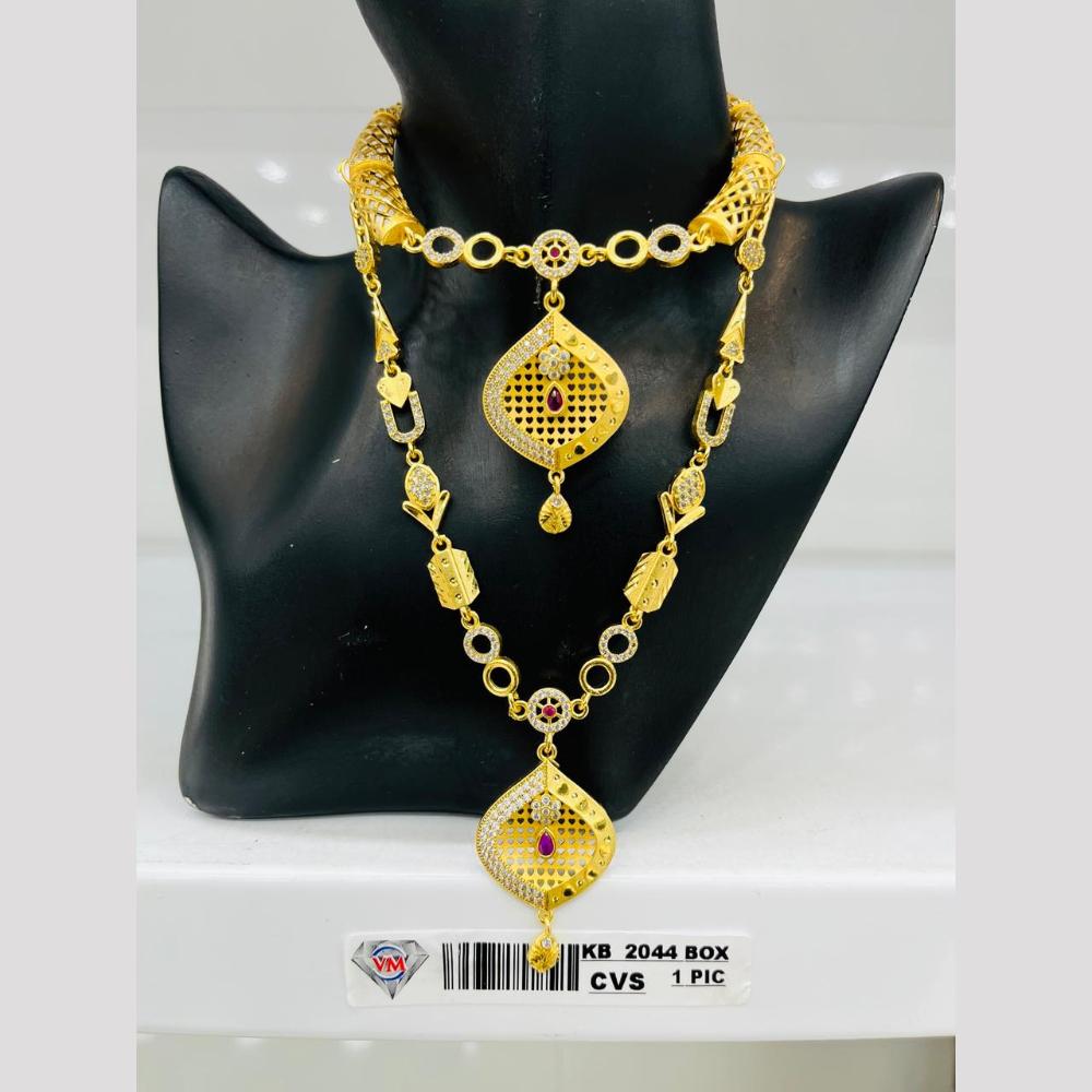 VM Imitation Gold Plated Austrian Necklace Set
