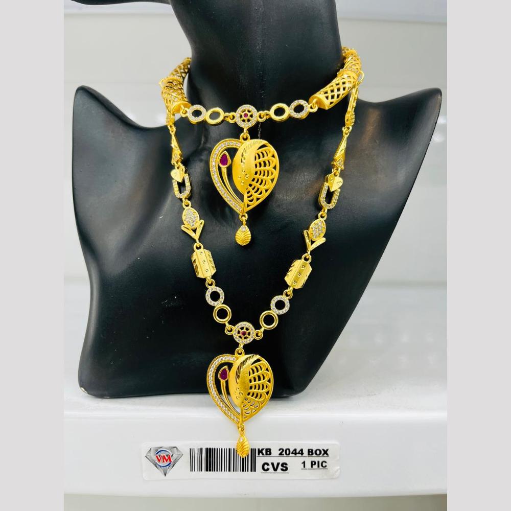 VM Imitation Gold Plated Austrian Necklace Set