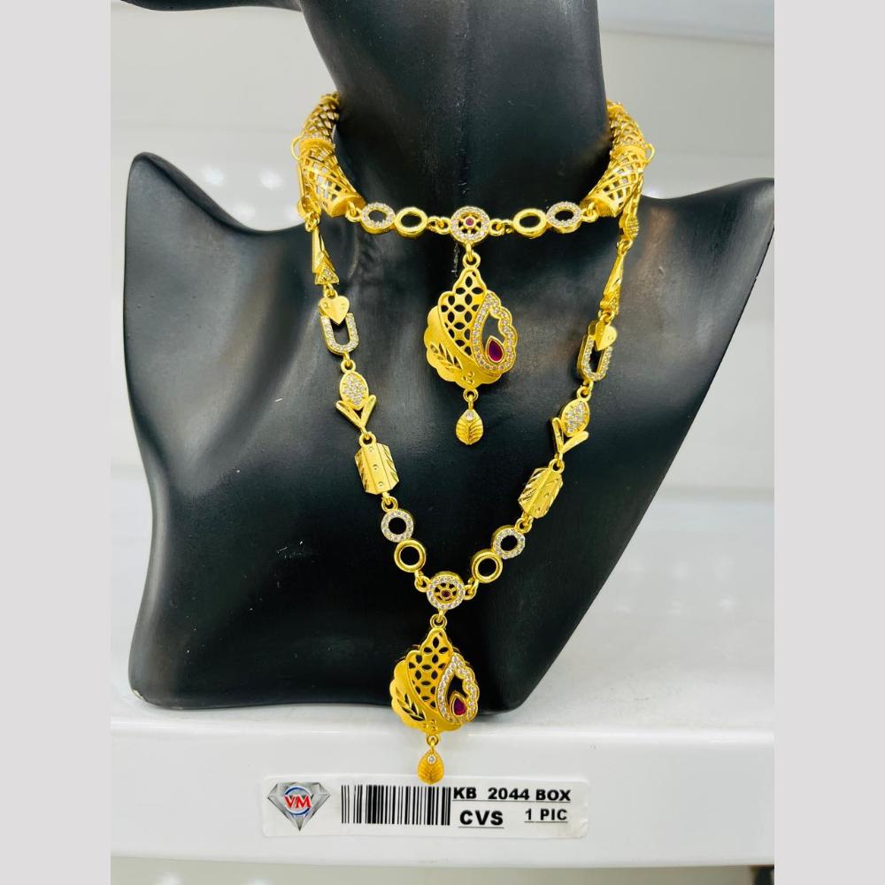VM Imitation Gold Plated Austrian Necklace Set