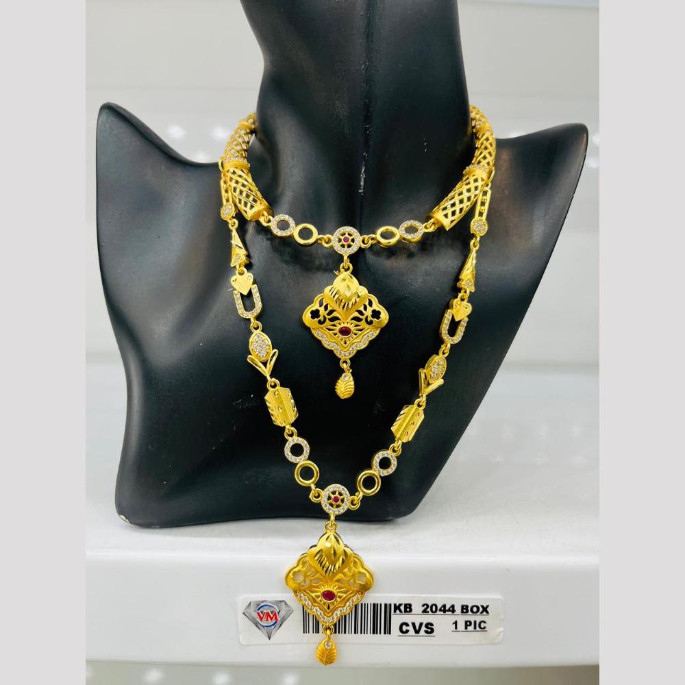 VM Imitation Gold Plated Austrian Necklace Set