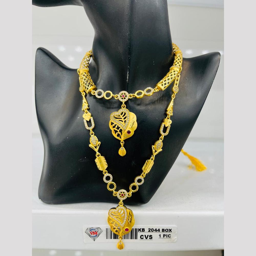 VM Imitation Gold Plated Austrian Necklace Set