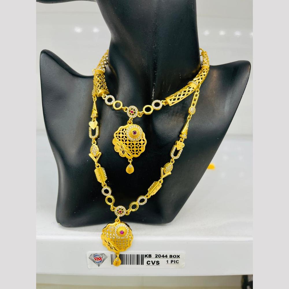 VM Imitation Gold Plated Austrian Necklace Set