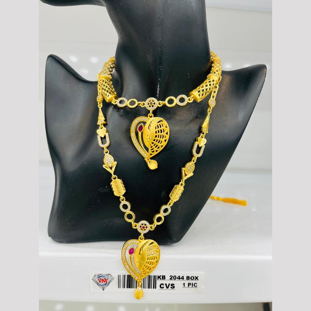 VM Imitation Gold Plated Austrian Necklace Set