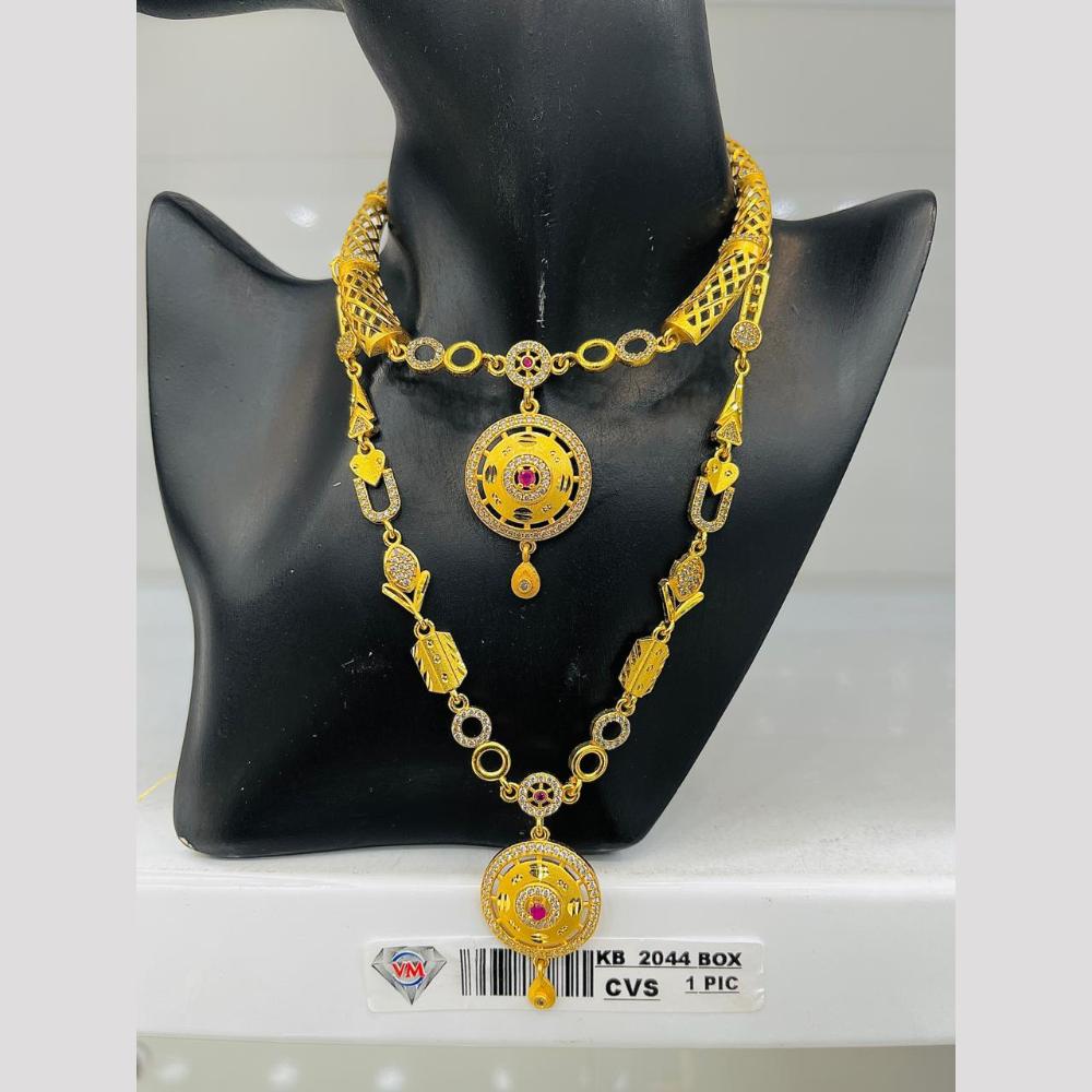 VM Imitation Gold Plated Austrian Necklace Set