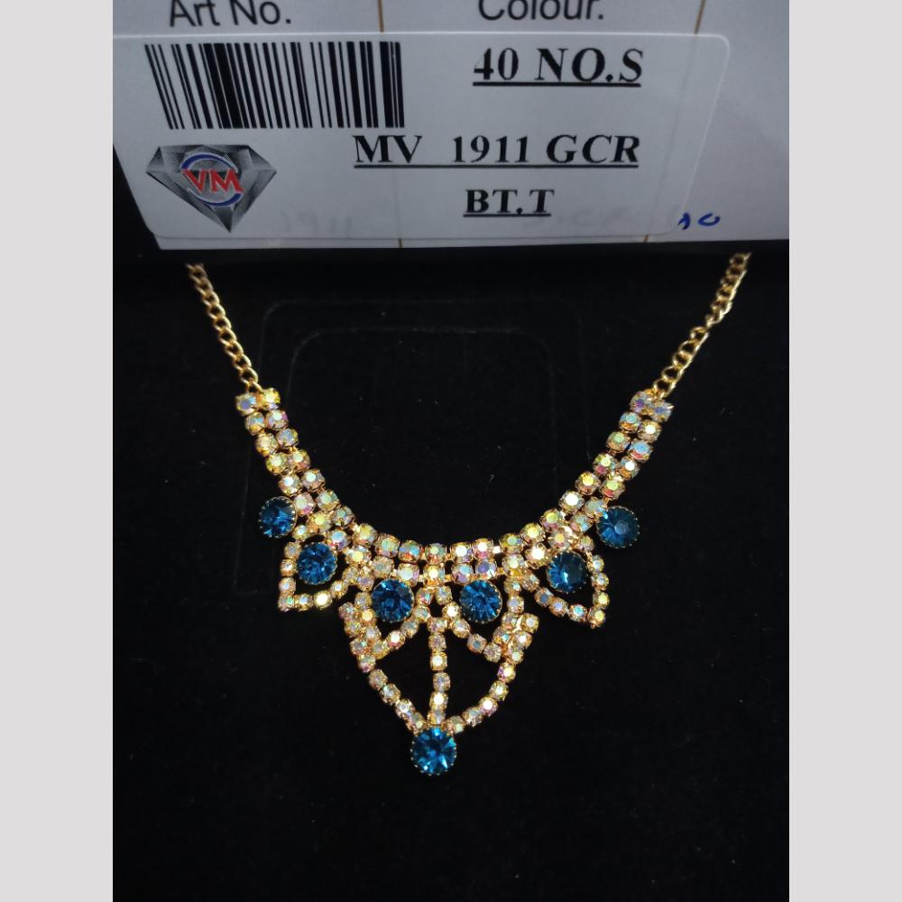 VM Imitation Gold Plated Austrian Necklace Set