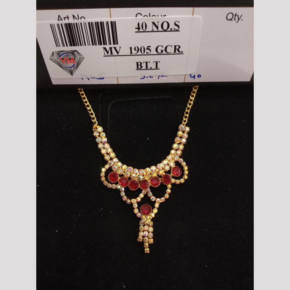 VM Imitation Gold Plated Austrian Necklace Set