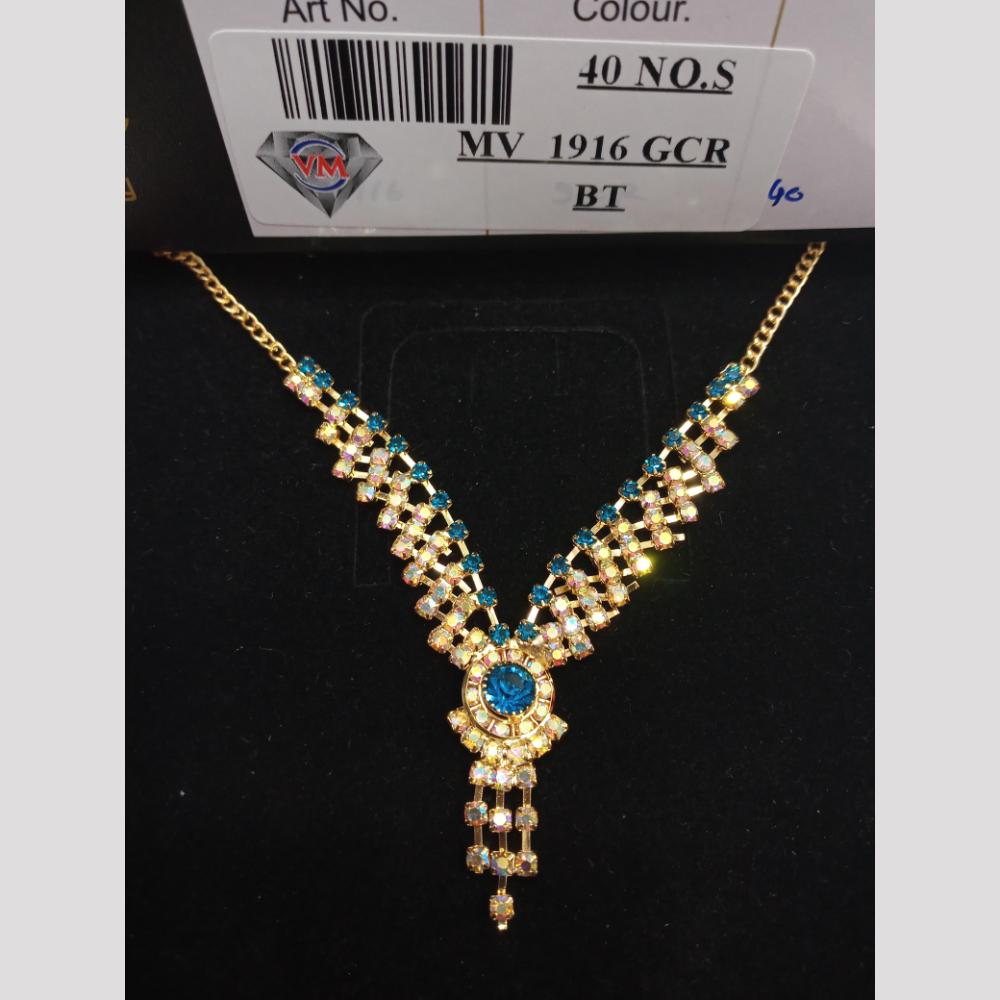VM Imitation Gold Plated Austrian Necklace Set