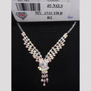 VM Imitation Silver Plated Austrian Necklace Set