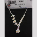 VM Imitation Silver Plated Austrian Necklace Set