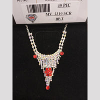 VM Imitation Silver Plated Austrian Necklace Set
