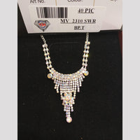 VM Imitation Silver Plated Austrian Necklace Set