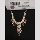 VM Imitation Silver Plated Austrian Necklace Set