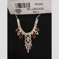 VM Imitation Silver Plated Austrian Necklace Set