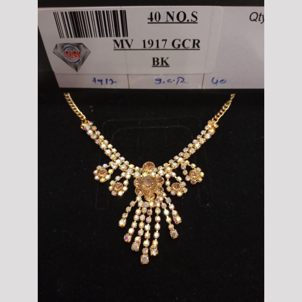 VM Imitation Gold Plated Austrian Necklace Set