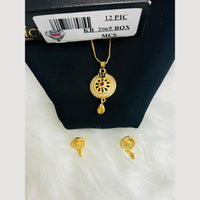 VM Imitation Gold Plated Chain Pendant Set