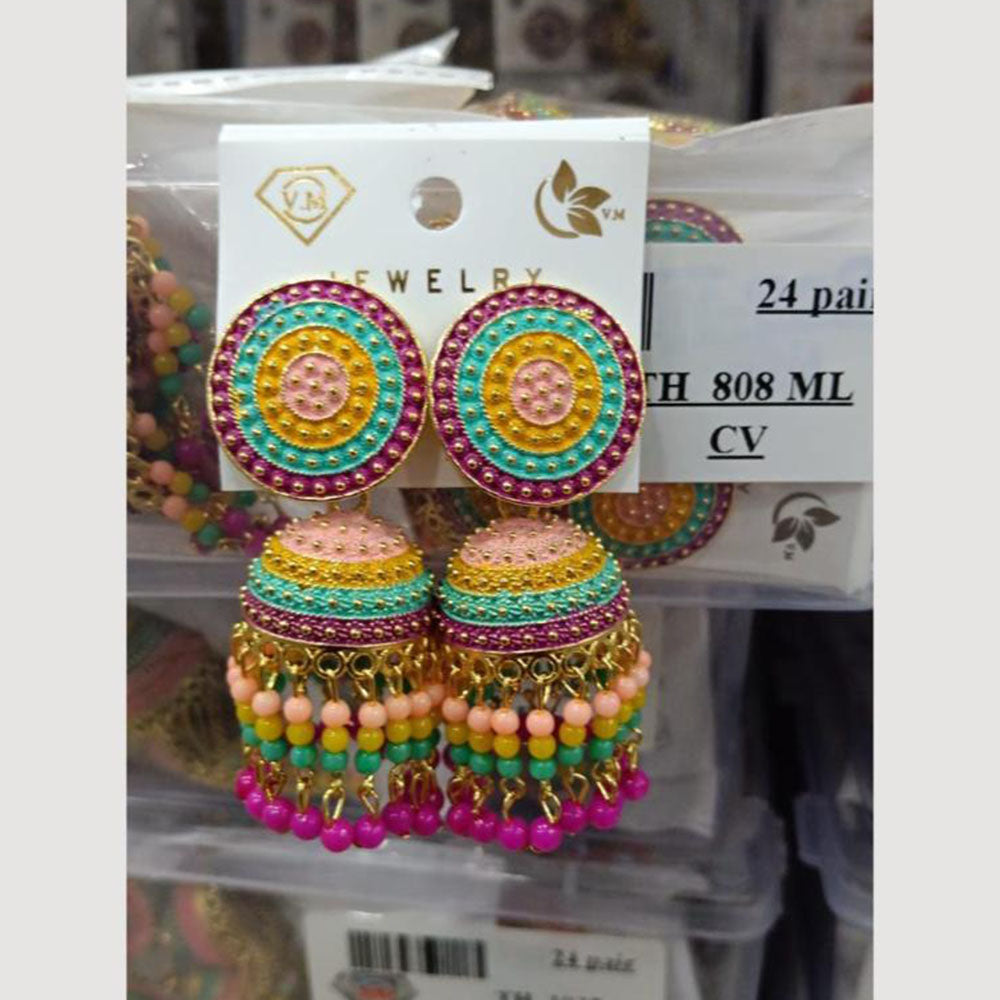 VM Imitation Gold Plated Jhumki Earrings