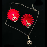 VM Imitation Austrian Stone Chain Pendant Set
