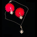 VM Imitation Austrian Stone Chain Pendant Set