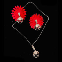 VM Imitation Austrian Stone Chain Pendant Set