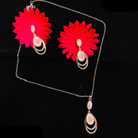 VM Imitation Austrian Stone Chain Pendant Set