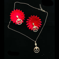 VM Imitation Austrian Stone Chain Pendant Set