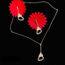 VM Imitation Austrian Stone Chain Pendant Set