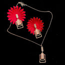 VM Imitation Austrian Stone Chain Pendant Set