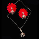 VM Imitation Austrian Stone Chain Pendant Set