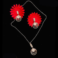 VM Imitation Austrian Stone Chain Pendant Set