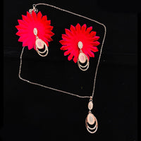 VM Imitation Austrian Stone Chain Pendant Set