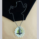 VM Imitation Oxidised Plated Men's Trendy Chain with Pendant