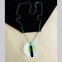 VM Imitation Oxidised Plated Men's Trendy Chain with Pendant