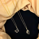 VM Imitation Austrian Stone Delicate Butterfly Design Pendant