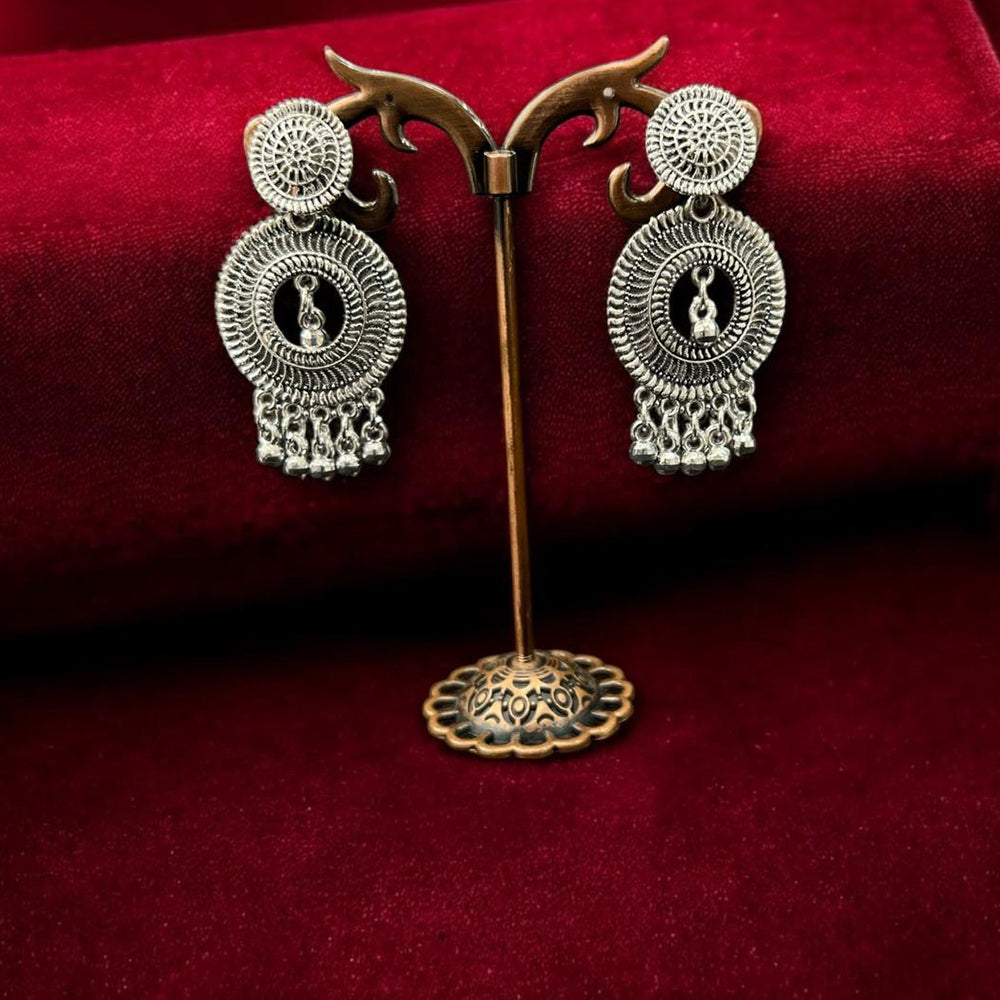 VM Imitation Oxidised Plated Traditional Dangler Earrings