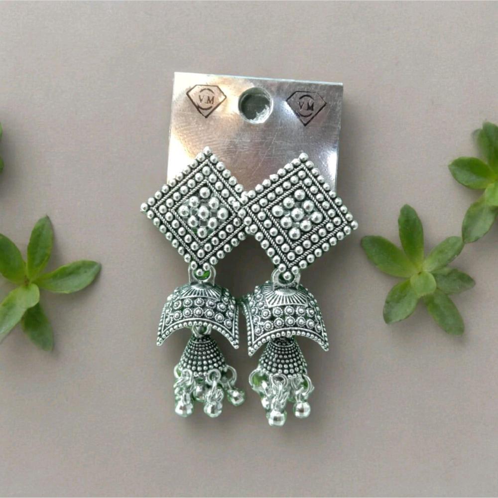 VM Imitation Radiance Dazzling Rhodium Plated Earrings To Slay Every Look