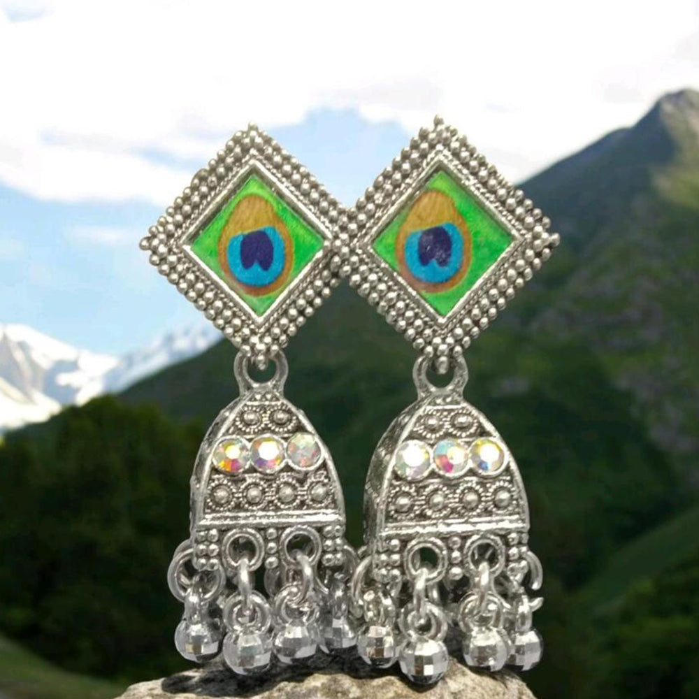 VM Imitation Radiance Dazzling Rhodium Plated Earrings To Slay Every Look