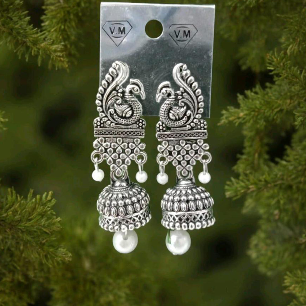VM Imitation Radiance Dazzling Rhodium Plated Earrings To Slay Every Look