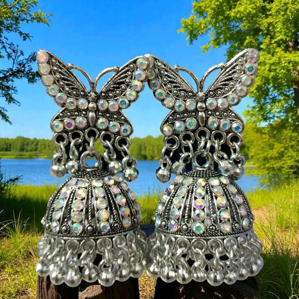 VM Imitation Radiance Dazzling Rhodium Plated Earrings To Slay Every Look