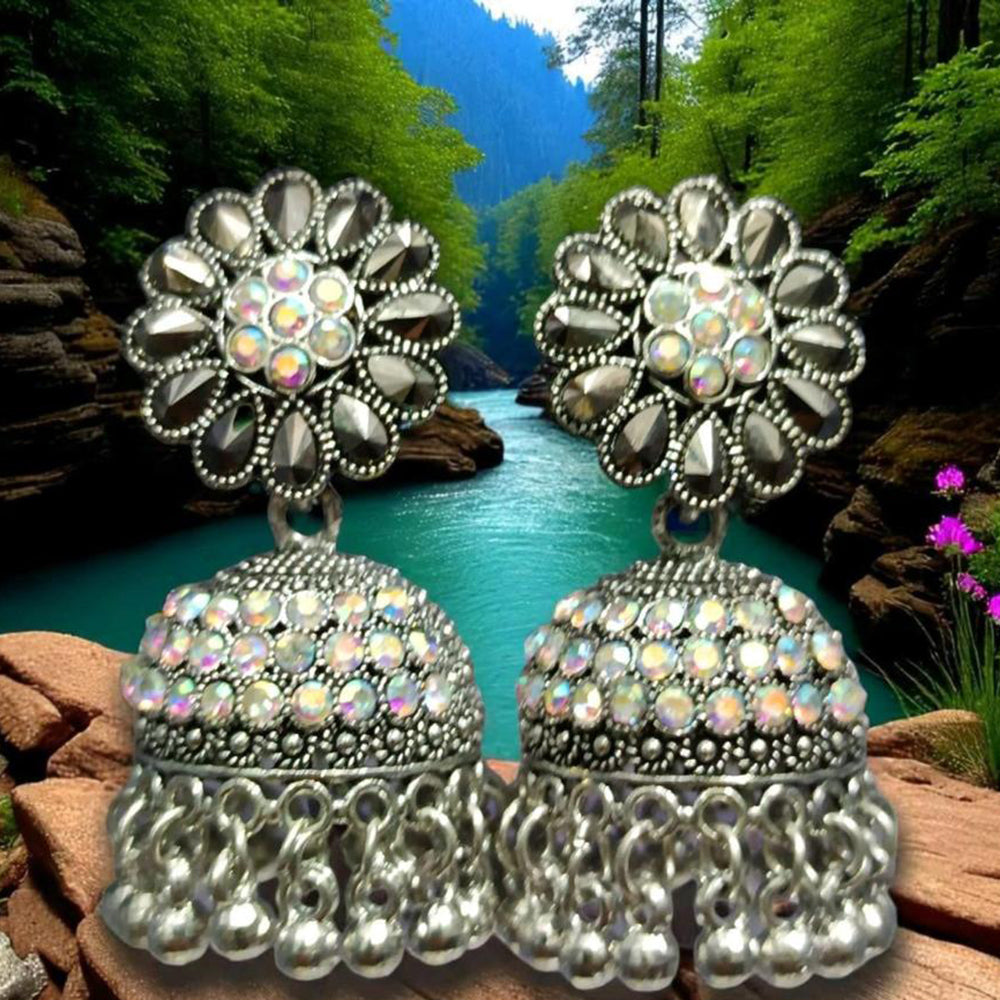 VM Imitation Radiance Dazzling Rhodium Plated Earrings To Slay Every Look