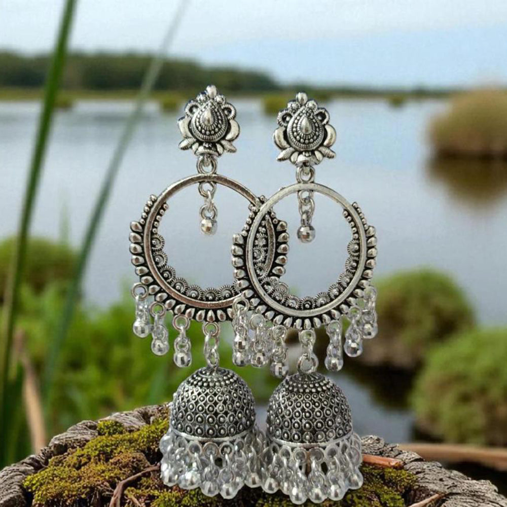 VM Imitation Radiance Dazzling Rhodium Plated Earrings To Slay Every Look
