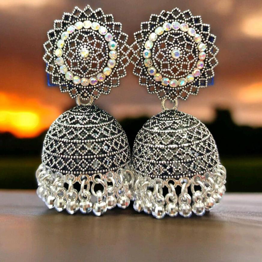 VM Imitation Radiance Dazzling Rhodium Plated Earrings To Slay Every Look