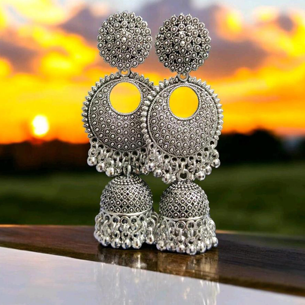 VM Imitation Radiance Dazzling Rhodium Plated Earrings To Slay Every Look