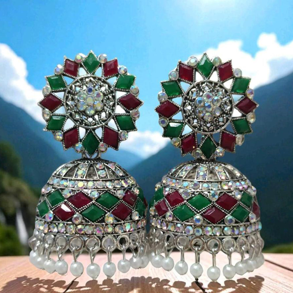 VM Imitation Radiance Dazzling Rhodium Plated Earrings To Slay Every Look